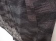 Photo4: 6604T11z1050  Japanese Kimono Silk TSUKESAGE Temple Black (4)