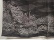 Photo6: 6604T11z1050  Japanese Kimono Silk TSUKESAGE Temple Black (6)