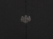 Photo5: 6605T03z570 Vintage Japanese Kimono Silk HAORI Flower Black (5)
