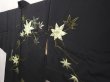 Photo2: 6605T05z540 Vintage Japanese Kimono Silk HAORI Maple Black (2)