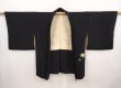 Photo5: 6605T05z540 Vintage Japanese Kimono Silk HAORI Maple Black (5)