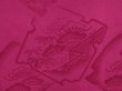 Photo6: 6605T10z420 Antique Japanese Kimono Silk HAORI  Pink-Purple (6)