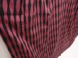 Photo3: 6605T12z850 Vintage Japanese Kimono Silk KOMON Tatewaku Dark pink (3)