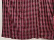 Photo4: 6605T12z850 Vintage Japanese Kimono Silk KOMON Tatewaku Dark pink (4)