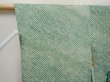 Photo5: 6609T02z440 Vintage Japanese Kimono Silk SHIBORI HAORI  Dull green (5)