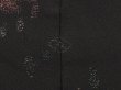 Photo5: 6609T05z620 Vintage Japanese Kimono Silk HAORI  Black (5)