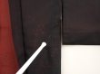 Photo7: 6609T06z240 Vintage Japanese Kimono Silk See through HAORI Plants Black (7)