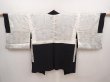 Photo7: 6609T08z490 Vintage Japanese Kimono Silk HAORI Amanohashidate Black (7)