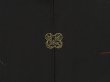 Photo5: 6609T10z640 Vintage Japanese Kimono Silk HAORI Plum blossom Black (5)