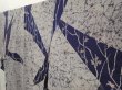Photo2: 6609T12z960 Vintage Japanese Kimono Silk TSUMUGI Branch Gray (2)