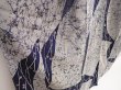 Photo3: 6609T12z960 Vintage Japanese Kimono Silk TSUMUGI Branch Gray (3)