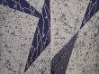 Photo5: 6609T12z960 Vintage Japanese Kimono Silk TSUMUGI Branch Gray (5)