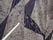 Photo8: 6609T12z960 Vintage Japanese Kimono Silk TSUMUGI Branch Gray (8)
