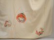 Photo7: 6609T13z950 Vintage Japanese Kimono Silk TSUKESAGE Phoenix Light cream (7)
