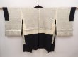 Photo8: 6610T01z560 Vintage Japanese Kimono Silk HAORI Flower Black (8)