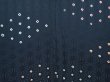 Photo3: 6610T02z550 Vintage Japanese Kimono Silk HAORI Hemp Dark navy (3)