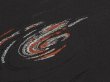Photo4: 6610T03z550 Vintage Japanese Kimono Silk HAORI Stream Black (4)