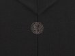 Photo5: 6610T03z550 Vintage Japanese Kimono Silk HAORI Stream Black (5)