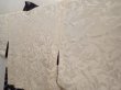Photo7: 6610T06z470 Vintage Japanese Kimono Silk HAORI Flowers Dark purple (7)
