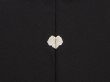Photo5: 6610T07z590 Vintage Japanese Kimono Silk HAORI Plain Black (5)