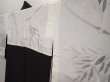 Photo8: 6610T07z590 Vintage Japanese Kimono Silk HAORI Plain Black (8)
