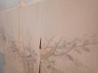 Photo2: 6610T08z510 Vintage Japanese Kimono Silk HAORI Branch Light peach (2)