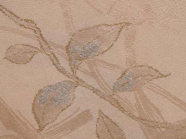 Photo4: 6610T08z510 Vintage Japanese Kimono Silk HAORI Branch Light peach (4)