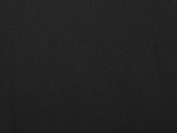 Photo4: 6610T09z700 Vintage Japanese Kimono Silk HAORI Plain Black (4)