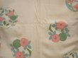 Photo5: 6610T13z1020 Vintage Japanese Girl's Kimono Silk Flowers Off-white (5)