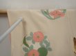 Photo7: 6610T13z1020 Vintage Japanese Girl's Kimono Silk Flowers Off-white (7)