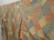 Photo2: 6610T14z850 Vintage Japanese Kimono Silk TSUMUGI  Sand yellow (2)