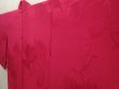 Photo6: 6611T03z480 Antique Japanese Kimono Silk HAORI Ivy Red-Pink (6)