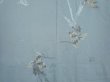 Photo3: 6611T07z510 Vintage Japanese Kimono Silk HAORI Flower Light blue (3)