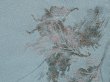 Photo4: 6611T07z510 Vintage Japanese Kimono Silk HAORI Flower Light blue (4)