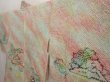 Photo2: 6611T09z450 Vintage Japanese Kimono Silk SHIBORI HAORI House Opal Green (2)