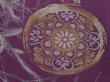Photo6: 6611T12z880 Vintage Japanese Kimono Silk KOMON  Purple (6)