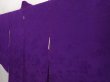 Photo2: 6611T02z430 Vintage Japanese Kimono Silk HAORI Flowers Purple (2)