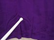 Photo7: 6611T02z430 Vintage Japanese Kimono Silk HAORI Flowers Purple (7)