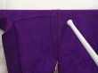 Photo8: 6611T02z430 Vintage Japanese Kimono Silk HAORI Flowers Purple (8)