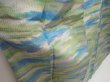 Photo3: 6611T14z730 Vintage Japanese Kimono Silk TSUMUGI Cloud Sage green (3)
