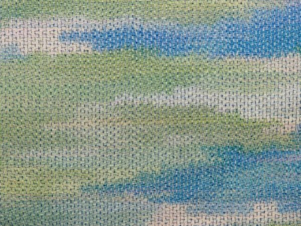 Photo6: 6611T14z730 Vintage Japanese Kimono Silk TSUMUGI Cloud Sage green (6)