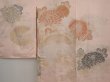 Photo3: 6612T03z680 Vintage Japanese Kimono Silk HAORI Chrysanthemum Pink (3)