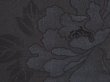 Photo4: 6612T04z460 Vintage Japanese Kimono Silk HAORI Peony Black (4)