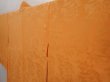 Photo2: 6612T05z300 Vintage Japanese Kimono Silk HAORI Flowers Dark orange (2)