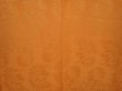 Photo3: 6612T05z300 Vintage Japanese Kimono Silk HAORI Flowers Dark orange (3)