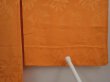 Photo5: 6612T05z300 Vintage Japanese Kimono Silk HAORI Flowers Dark orange (5)
