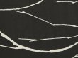 Photo4: 6612T06z550 Vintage Japanese Kimono Silk HAORI  Black Branch (4)