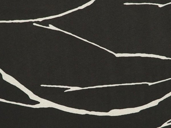 Photo4: 6612T06z550 Vintage Japanese Kimono Silk HAORI  Black Branch (4)