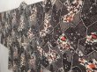 Photo2: 6612T09z440 Vintage Japanese Kimono Silk HAORI  Black (2)