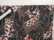 Photo5: 6612T09z440 Vintage Japanese Kimono Silk HAORI  Black (5)
